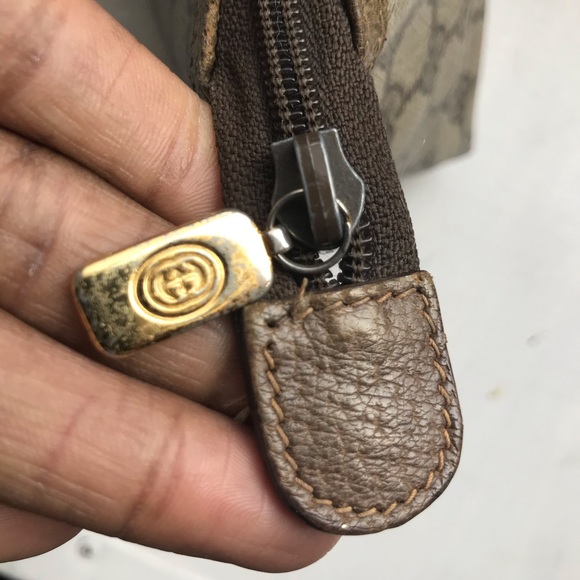 Vintage Gucci Clutch / Makeup Case - Picture 6 of 8